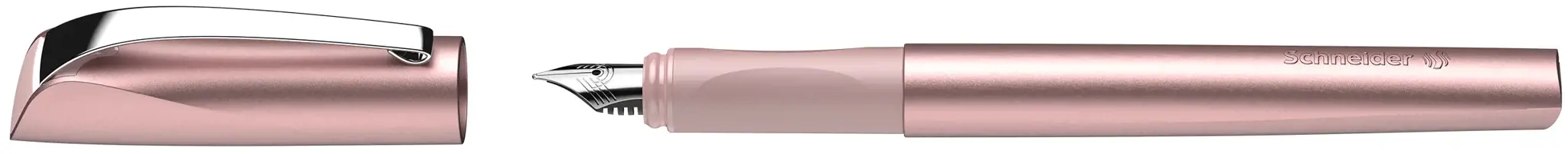 Plunksnakotis SCHNEIDER Ceod Shiny, M, rožinės sp. korpusas (tinka ir kairiarankiams)