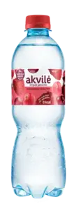 Stalo vanduo "AKVILĖ" su raudonų uogų aromatu, lengvai gazuotas, 0.5l