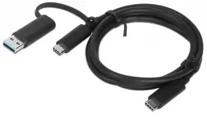 Lenovo 4X90U90618, 1 m, USB A/USB C, USB C, USB 3.2 Gen 1 (3.1 Gen 1), juodas