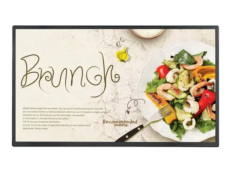 LG 32SM5J-B Skaitmeninės reklamos ekranas 81,3 cm (32') IPS "Wi-Fi" 400 cd/m² "Full HD" juodas 24/7, Skaitmeninės reklamos plokščias skydelis, 81,3 cm (32"), IPS, 1920 x 1080 taškų, "Wi-Fi", 24/7