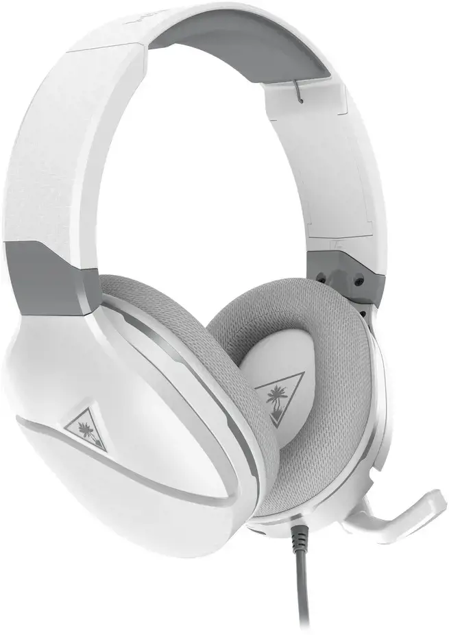 "Turtle Beach Recon 200 Gen 2", laidinės, žaidimų, 20 - 20000 Hz, 512,6 g, ausinės, pilkos, baltos spalvos