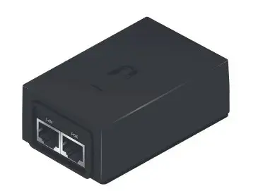 UBIQUITI POE-48-24W "Ubiquiti PoE-48" pasyvusis PoE adapteris ES, 48 V 0,5 A, įžeminimo / ESD apsauga, 24 W
