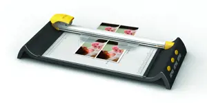 "Fellowes Neutron Plus" A4 formato popieriaus žoliapjovė, 10 lapų, 32 cm, A4, metalinė, plastikinė, grafitinė, sidabrinė, geltona, 476 x 218 x 78 mm