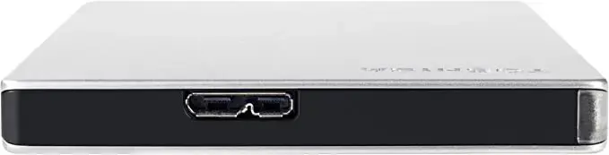 TOSHIBA "Canvio Slim" 2TB USB3.2 sidabro spalvos