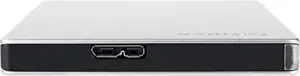 TOSHIBA "Canvio Slim" 2TB USB3.2 sidabro spalvos