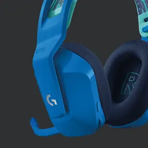 LOGITECH G733 LIGHTSPEED belaidės RGB žaidimų ausinės - mėlynos spalvos