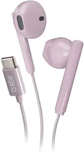 SBS earphones Studio Mix 65c USB-C, pink