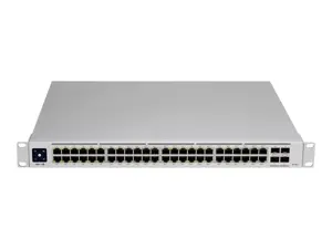 UBIQUITI USW-PRO-48-POE Ubiquiti USW-Pro-48-POE 48 prievadų + 4xSFP+ Gigabit PoE++ 600W UniFi komutatorius