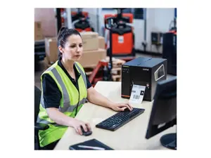 Brother TJ4005DN, Direct thermal, 203 x 203 DPI, 152 mm/sec, Wired, Black