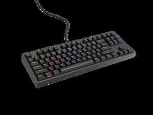 "Genesis" mechaninė žaidimų klaviatūra THOR 404 TKL RGB mechaninė žaidimų klaviatūra Laidinė JAV Gateron Yellow Pro USB Type-A 1005 g