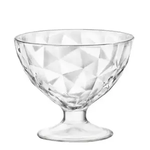 Taurė desertui/ledams DIAMOND, stiklas, 360 ml, D 11,5 cm, H 9,9 cm, 6 vnt