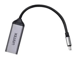UNITEK V1415C USB-C - DisplayPort 1.4 8K 60Hz 15cm ALU jungtis