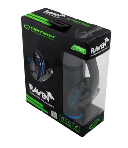 ESPERANZA EGH310B - 5901299925911 RAVEN stereo ausinės su mikrofonu žaidimams - MĖLYNA