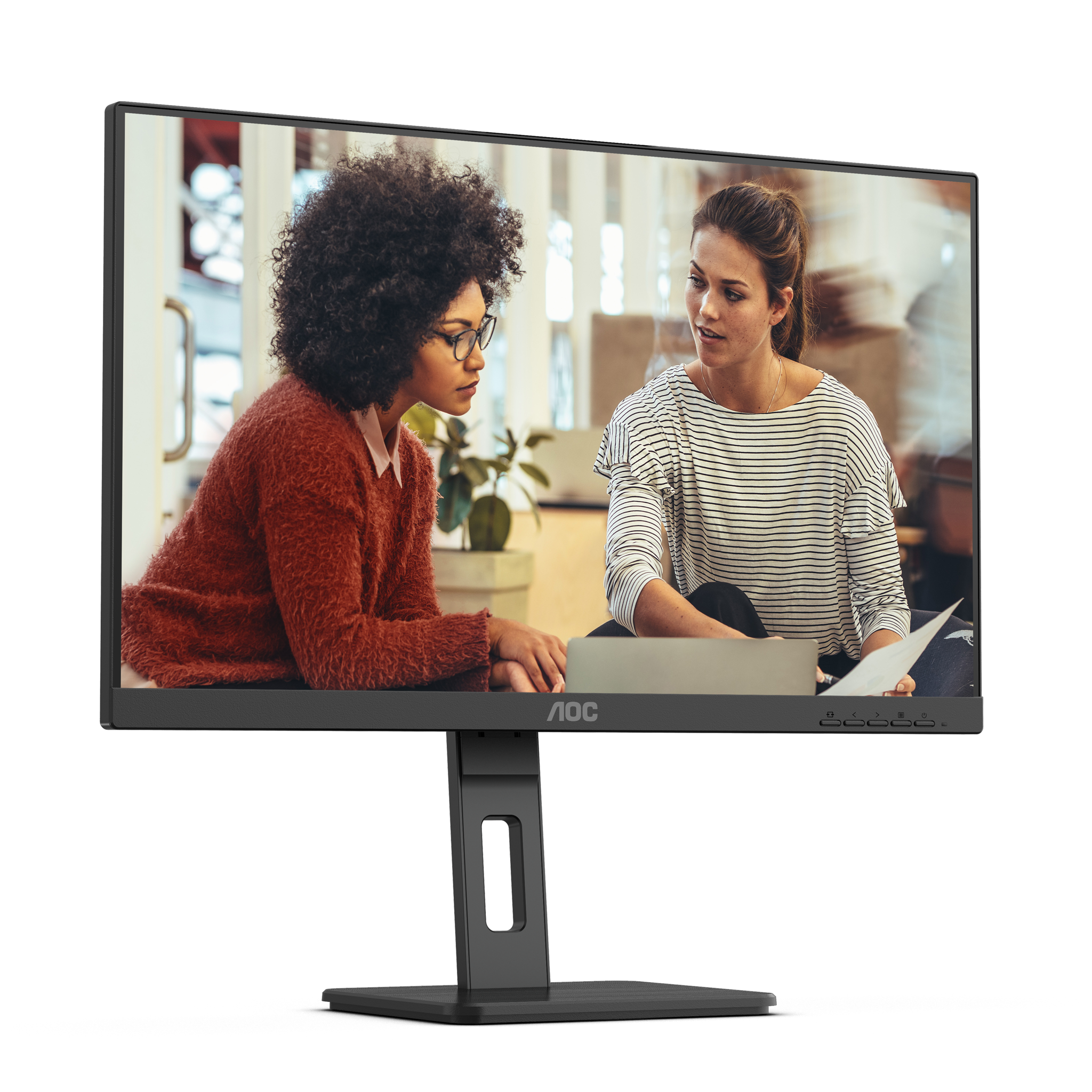 AOC Q27E3UMF, 68.6 cm (27"), 2560 x 1440 pixels, Quad HD, Black