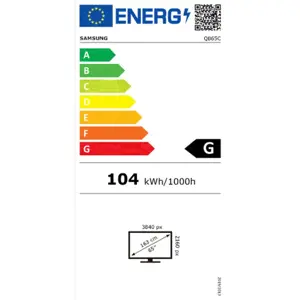 "Samsung LH65QBCEBGCXEN", 165,1 cm (65 colių), LED, 3840 x 2160 taškų, "Wi-Fi