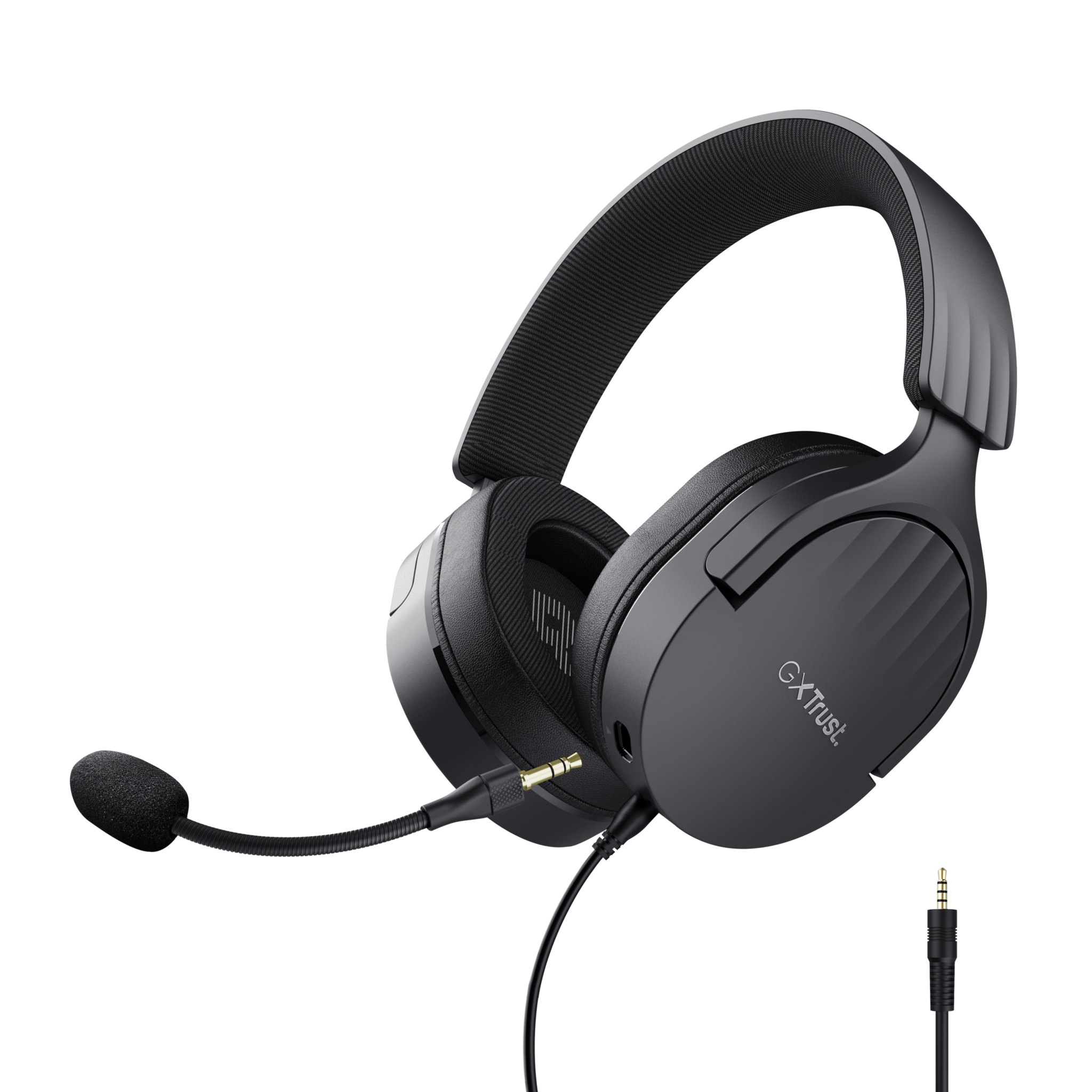 "Trust GXT 489 FAYZO", laidinės, žaidimų, 20 - 20000 Hz, 256 g, ausinės, juodos spalvos