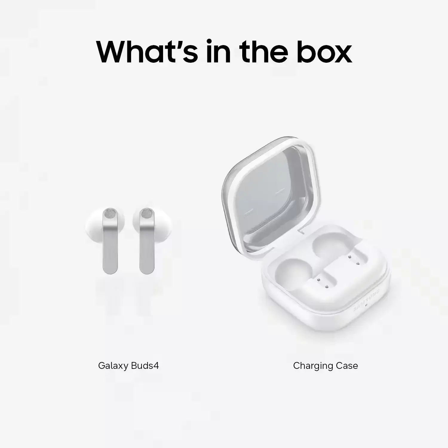 Samsung Galaxy Buds4 Belaidės ausinės Earbuds, Bluetooth, Balta