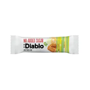 Musli batonėlis su laimu, DIABLO, be pridėtinio cukraus, 30g