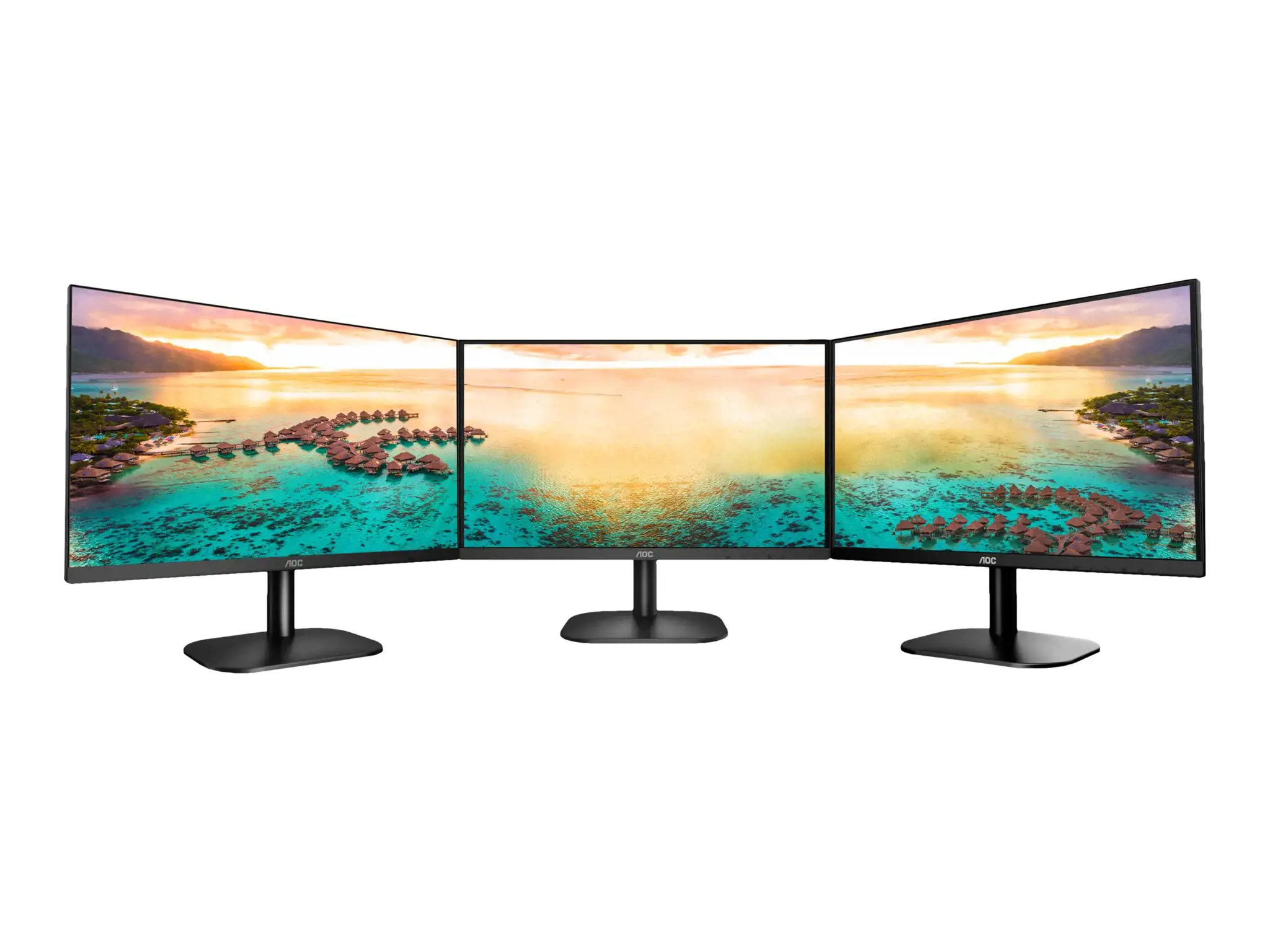 Monitorius AOC B2 24B2XH/EU, 60.5 cm (23.8"), 1920 x 1080 pixels, Full HD, LED, 4 ms, Black