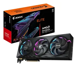 Vaizdo plokštė GIGABYTE Radeon RX 9070 XT 16 GB, GDDR6, GV-R9070XTAORUS E-16GD 1.0