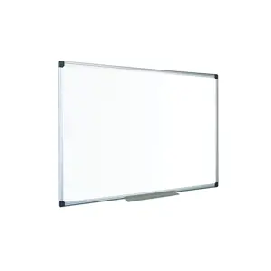Emaliuota baltoji magnetinė lenta BI-OFFICE MAYA 90x60, aliuminio rėmas