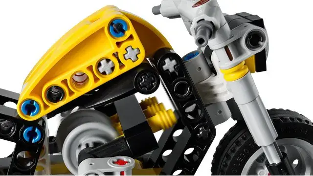 LEGO TECHNIC 42225 Yellow Motorcycle