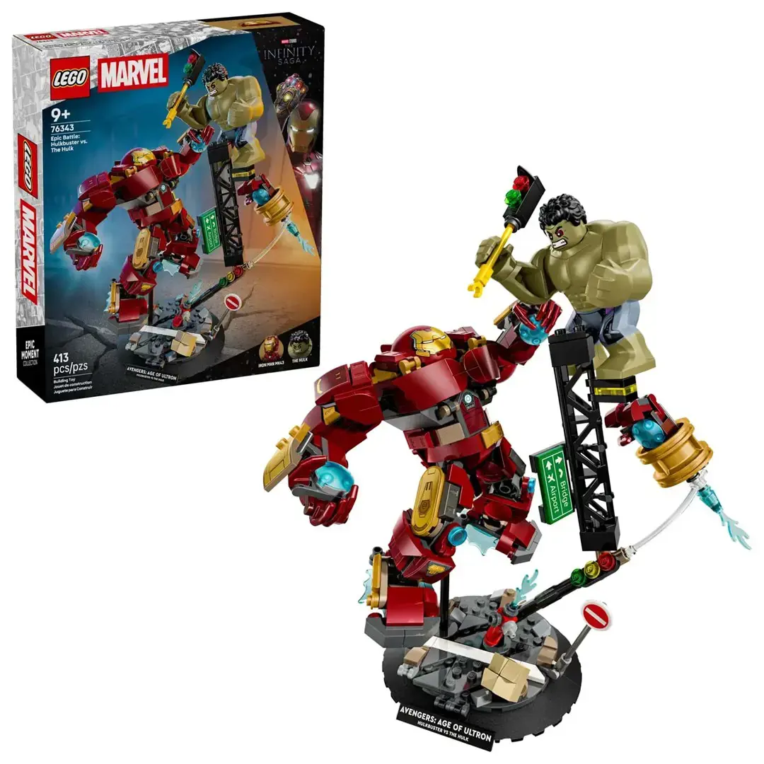 LEGO MARVEL 76343 Epic Battle: Hulkbuster vs. The Hulk