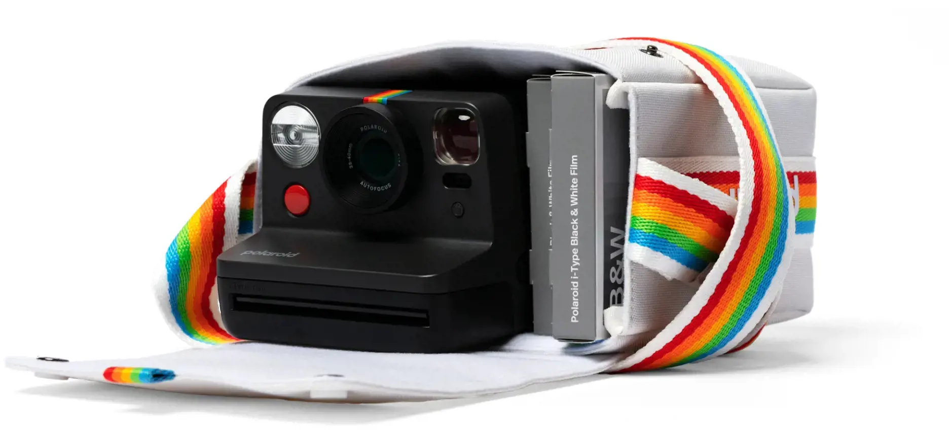 "Polaroid Now" fotoaparato krepšys, baltos spalvos