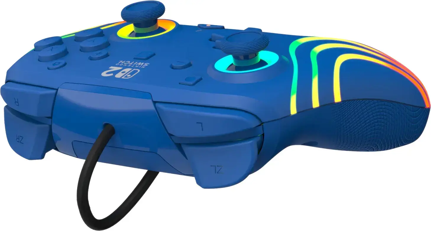 Turtle Beach wired controller Afterglow Wave Nintendo Switch 2, blue