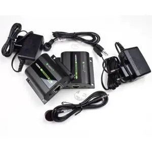 TECHLY 020355 "Techly" HDMI ilgintuvas "Cat.5e/6/6/6a.7" kabeliu, iki 60 m, su IR imtuvu