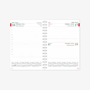 Kalendorius MANAGER Spirex Day 2026 A5, PU TREND LIBERTY