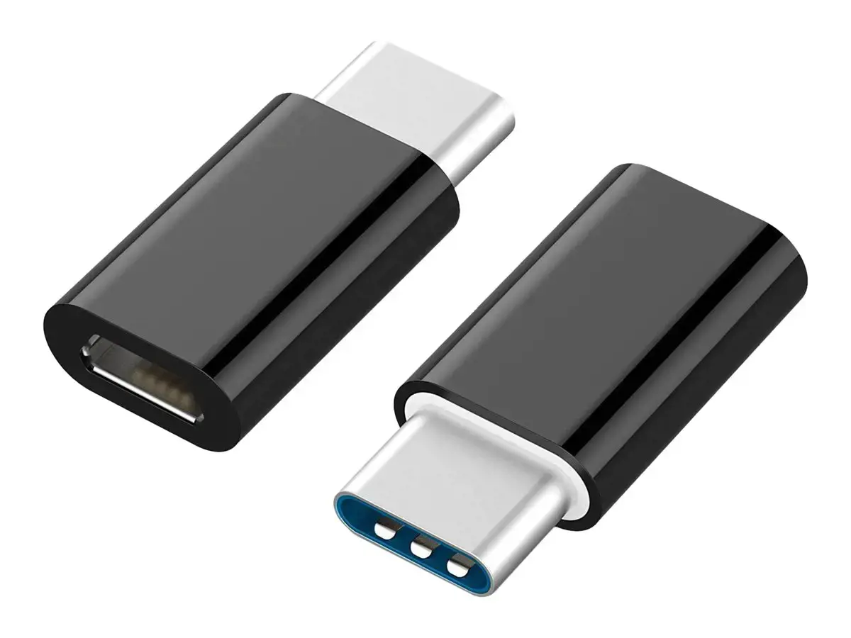 GEMBIRD A-USB2-CMmF-01 Gembird USB 2.0 Type-C OTG adapteris (CM/MicroUSB-F), juodas
