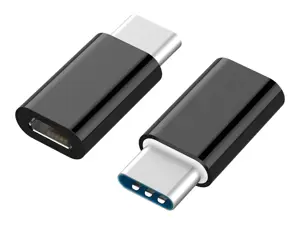 GEMBIRD A-USB2-CMmF-01 Gembird USB 2.0 Type-C OTG adapteris (CM/MicroUSB-F), juodas
