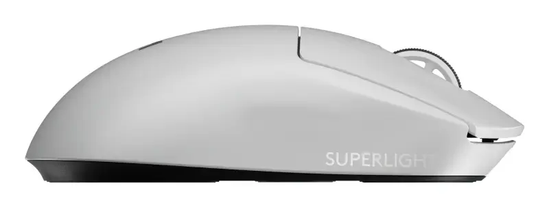 Logitech G PRO X Superlight 2 Belaidė žaidimų pelė, RF Wireless, 32000 DPI, Balta