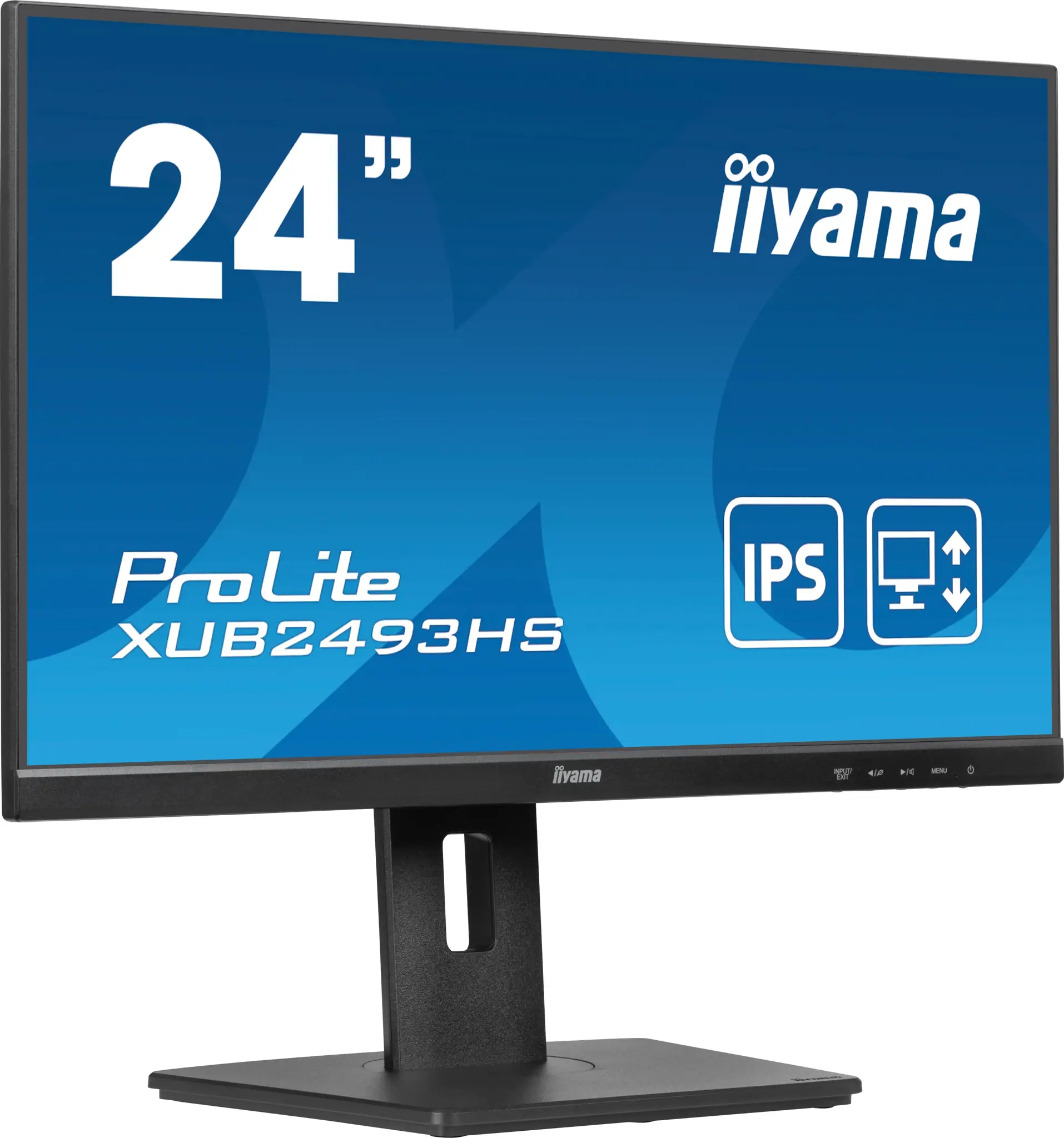 iiyama ProLite XUB2493HS-B6, 60.5 cm (23.8"), 1920 x 1080 pixels, Full HD, LED, 0.5 ms, Black