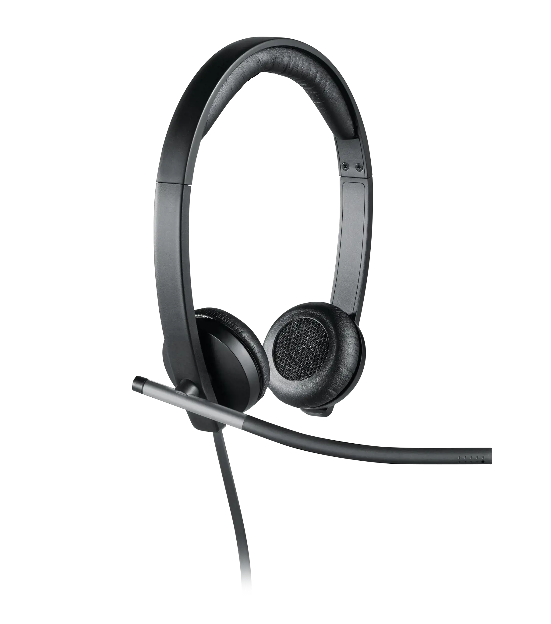 "Logitech" USB ausinės Stereo H650e, laidinės, biurui / skambučių centrui, 50 - 10000 Hz, 120 g, ausinės, juodos, sidabrinės spalvos