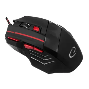 ESPERANZA EGM201R WIRED MOUSE FOR GAMERS 7D OPT. USB MX201 WOLF RED
