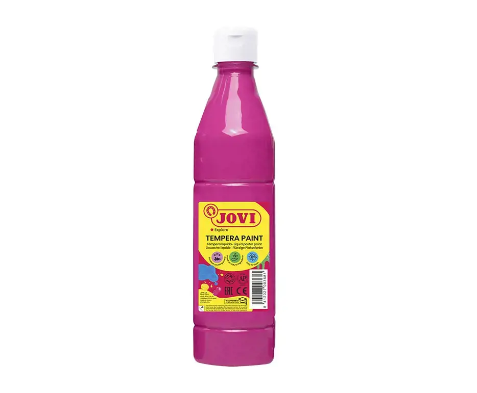 Skystas guašas buteliuke JOVI, 500 ml, rožinė sp.