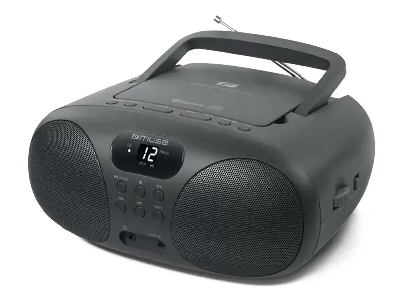Muse Portable Radio CD Player With Bluetooth | MD-208BT | AUX in