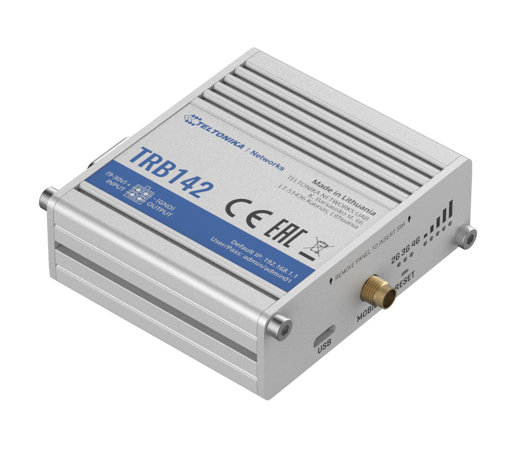 TELTONIKA TRB142 LTE/4G Compact Industrial Gateway