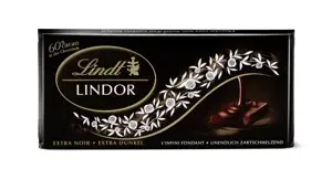 LINDT LINDOR juodasis šokoladas (60%), 100g