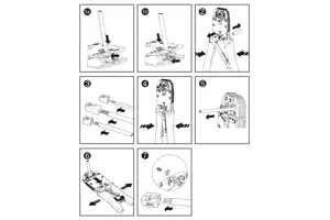DIGITUS Multi Modular Crimping Tool full metal, skirtas 4P2C 4P4C 6P4C 6P4C 6P6C 8P8C, įskaitant nuimtuvą ir pjaustytuvą