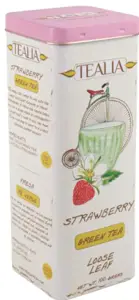 Arbata  TEALIA, Strawberry, žalioji, biri, 100g