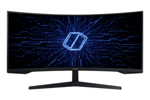 "Samsung Odyssey C34G55TWWP", 86,4 cm (34"), 3440 x 1440 taškų, "UltraWide Dual Quad HD", LED, 1 ms, juoda