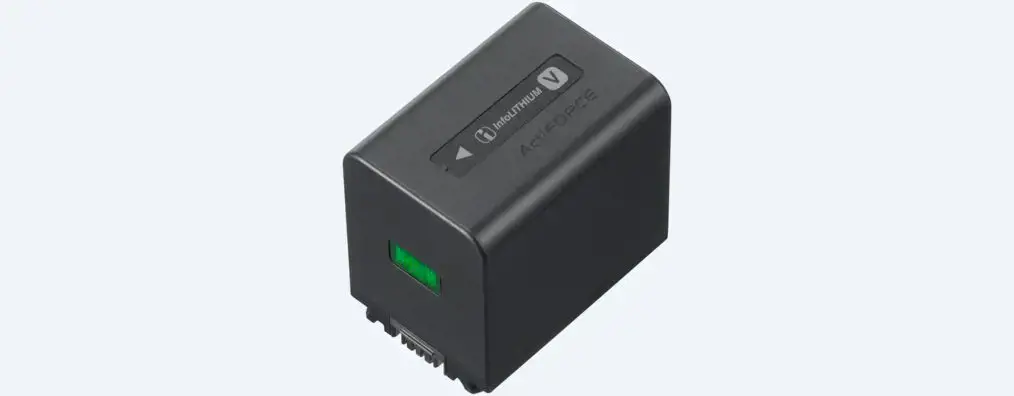 "Sony NP-FV70A", "Sony", 1900 mAh, 7,3 V, ličio jonų (Li-Ion)