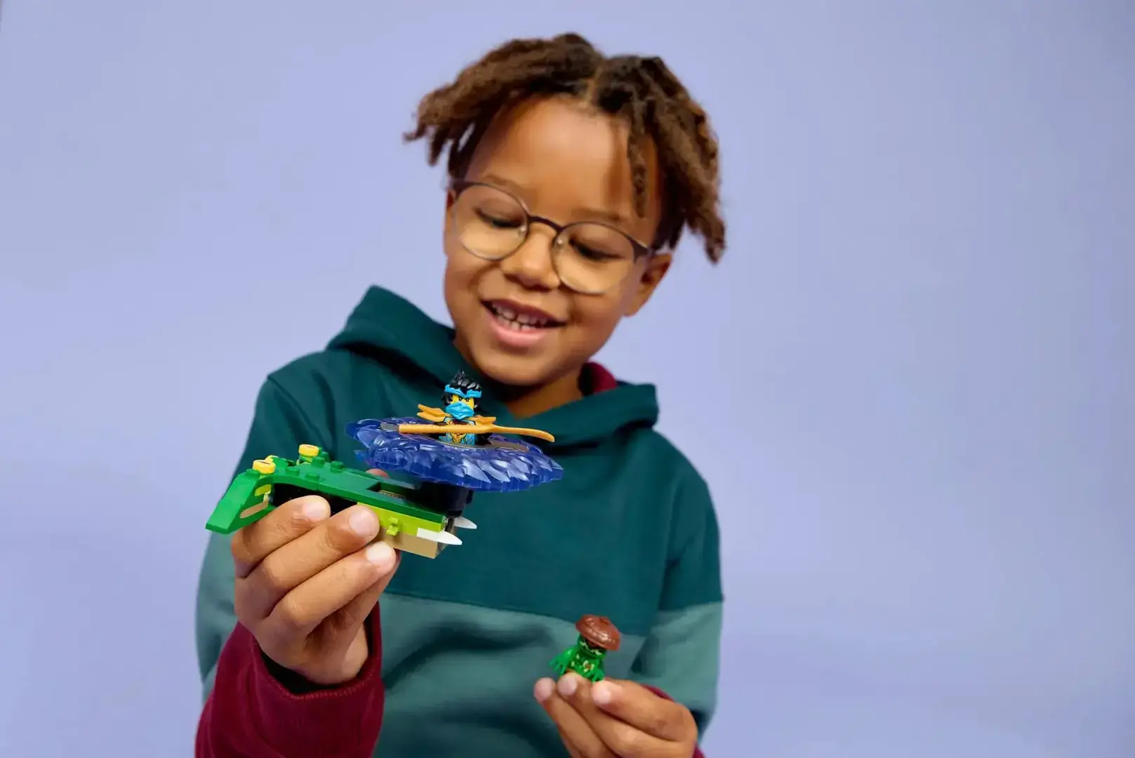 LEGO NINJAGO 71849 Nya vs Elemental Monster Spinner