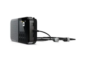 Sharp OSAKA Pocket/Handheld Portable Digital Radio | DR-P520(GY) | Bluetooth