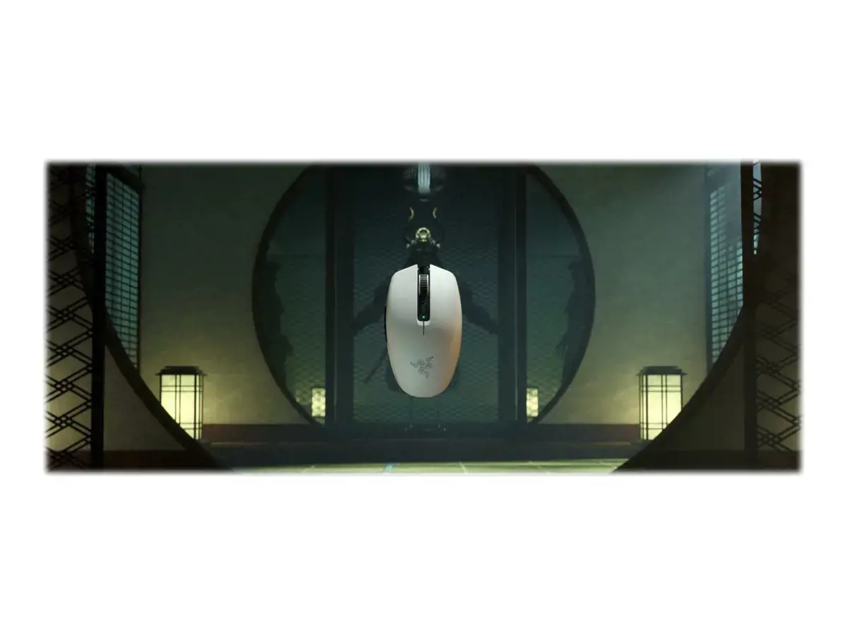 "Razer Orochi V2" žaidimų pelė, RGB LED šviesa, optinė, belaidė, balta, belaidė (2,4 GHz ir BLE)