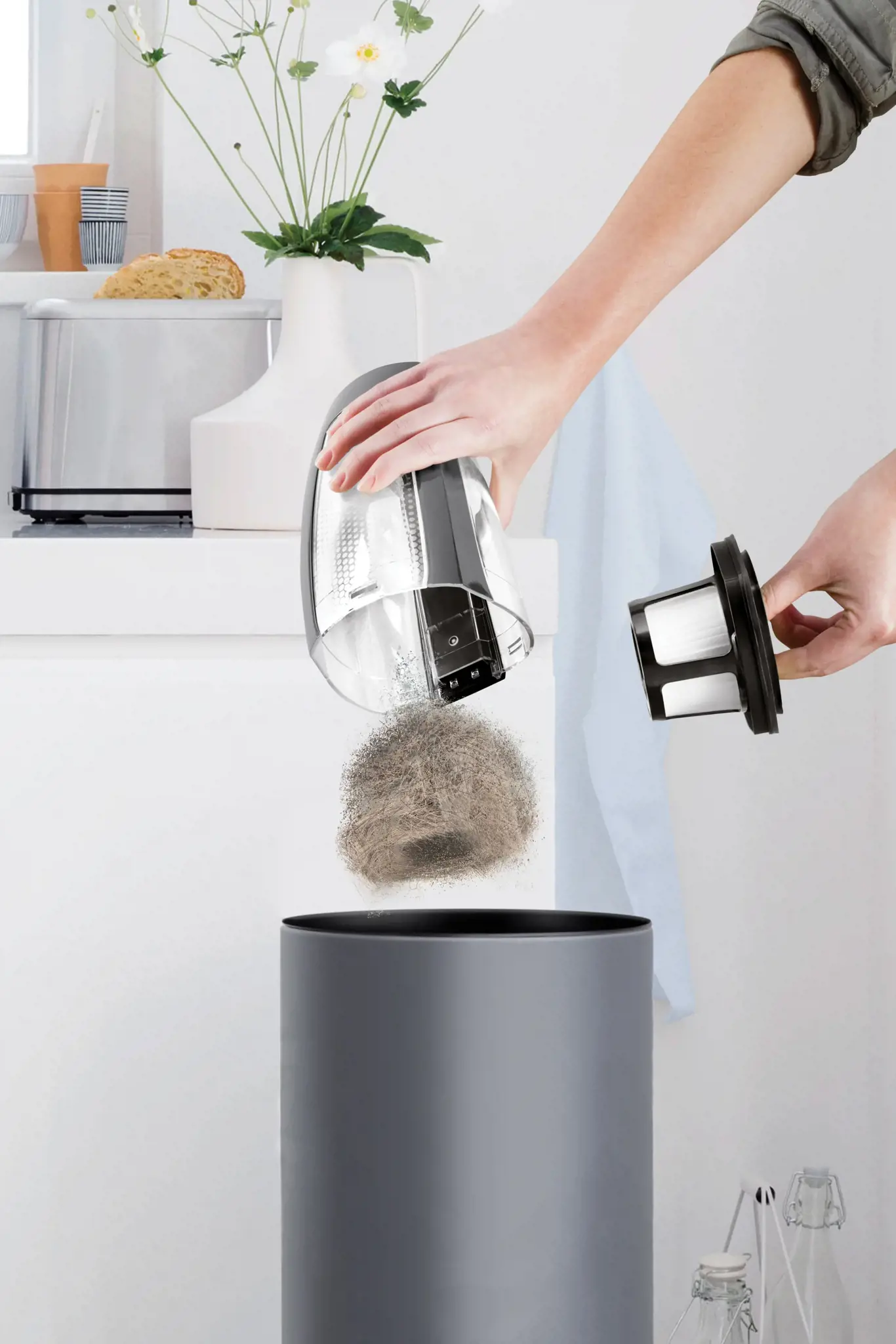 Bissell Pet Hair Eraser 2278N belaidis darbinis, rankinis, 14,4 V, pilkos spalvos, 24 mėn. garantija, Akumuliatoriaus garantija 24 mėn.