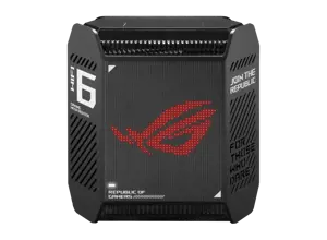 ASUS ROG Rapture GT6 AX10000 AiMesh 1 pakuotė, juoda, vidinis, tinklinis maršrutizatorius, maitinim…